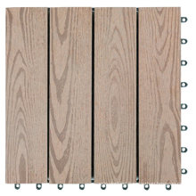 Waterproof WPC Composite Deck Tiles 12*12′′ DIY Interlocking Floor Tiles